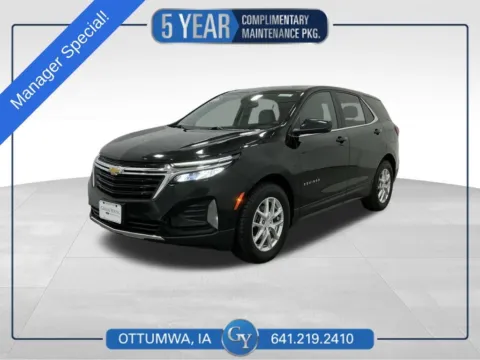 Black 2023 Chevrolet Equinox LT for sale in Ottumwa, IA