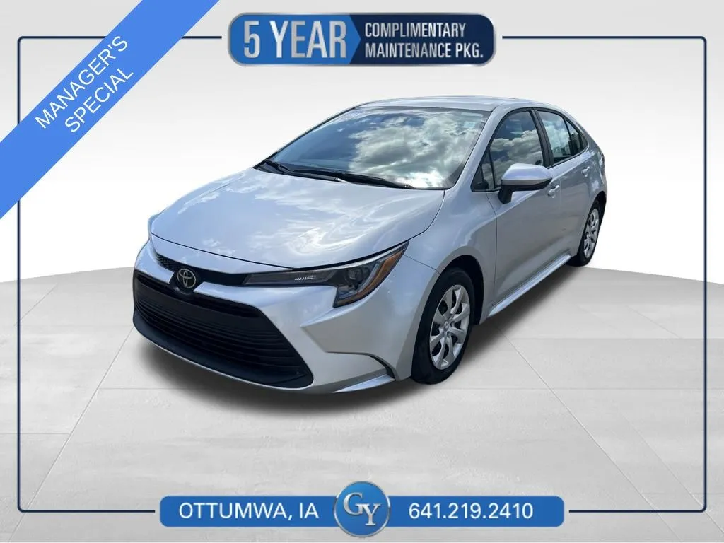 Silver 2026 Toyota Corolla LE for sale in Ottumwa, IA