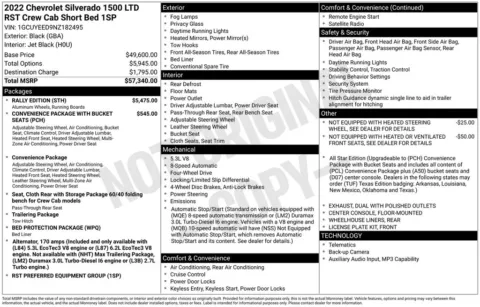 Photos of 2022 Chevrolet Silverado 1500 LTD RST for sale in Ottumwa, IA at Gregg Young Toyota of Ottumwa