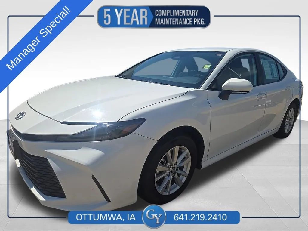 White 2025 Toyota Camry LE for sale in Ottumwa, IA