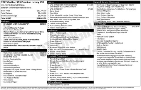 Photos of 2022 Cadillac XT5 Premium Luxury for sale in Ottumwa, IA at Gregg Young Toyota of Ottumwa