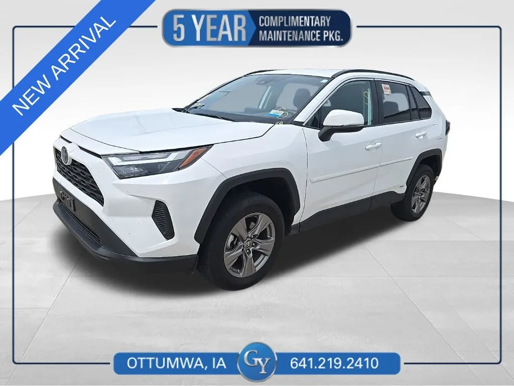 White 2024 Toyota RAV4 Hybrid LE for sale in Ottumwa, IA