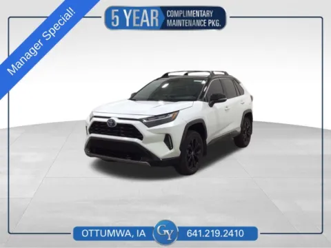 Black 2023 Toyota RAV4 Hybrid XSE for sale in Ottumwa, IA