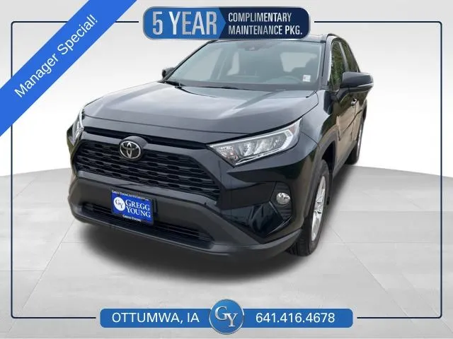 Black 2021 Toyota RAV4 XLE for sale in Ottumwa, IA