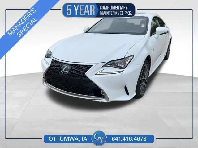 White 2017 Lexus RC 350 for sale in Ottumwa, IA