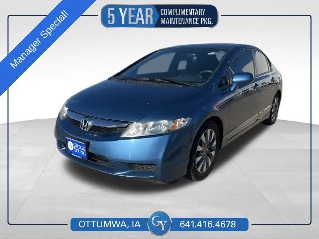 Silver 2010 Honda Civic EX for sale in Ottumwa, IA