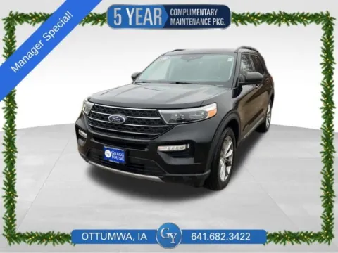 Black 2022 Ford Explorer XLT for sale in Ottumwa, IA
