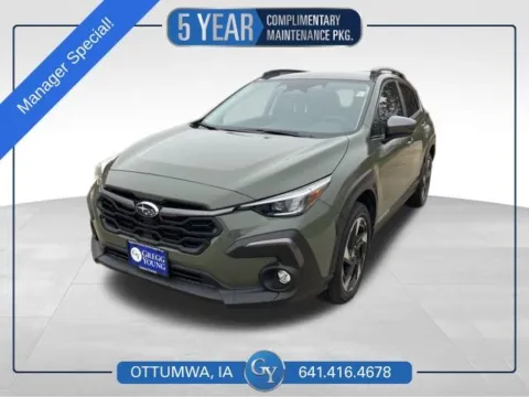 Green 2024 Subaru Crosstrek Limited for sale in Ottumwa, IA
