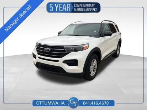 White 2022 Ford Explorer XLT for sale in Ottumwa, IA
