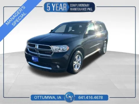 Black 2013 Dodge Durango Crew for sale in Ottumwa, IA