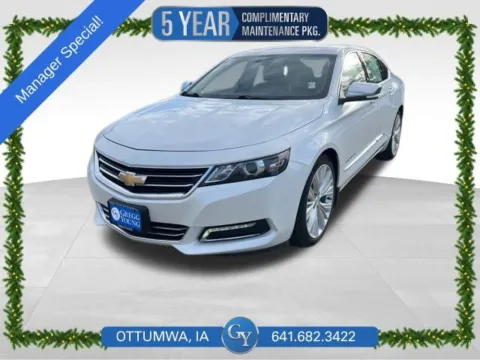 White 2018 Chevrolet Impala Premier for sale in Ottumwa, IA