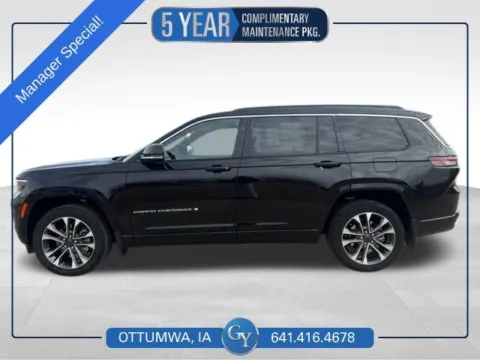 Black 2024 Jeep Grand Cherokee L Overland for sale in Ottumwa, IA