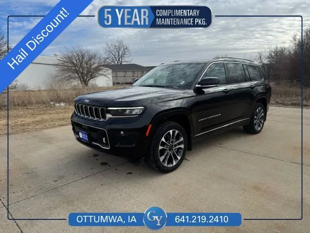 Black 2024 Jeep Grand Cherokee L Overland for sale in Ottumwa, IA