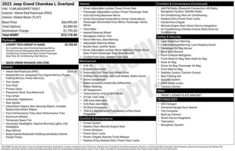 Photos of 2023 Jeep Grand Cherokee L Overland for sale in Ottumwa, IA at Gregg Young Toyota of Ottumwa