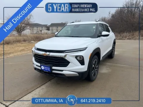 White 2025 Chevrolet TrailBlazer LT for sale in Ottumwa, IA