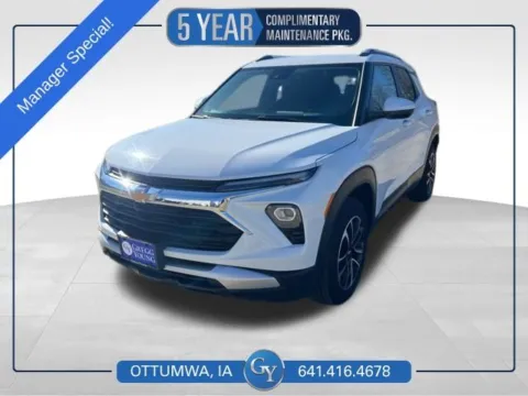 White 2025 Chevrolet TrailBlazer LT for sale in Ottumwa, IA