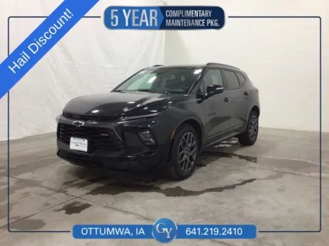Black 2023 Chevrolet Blazer RS for sale in Ottumwa, IA