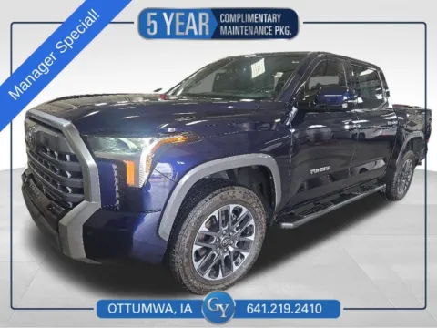 Blue 2025 Toyota Tundra Limited for sale in Ottumwa, IA