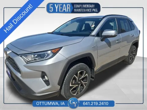 Silver 2019 Toyota RAV4 Hybrid XLE for sale in Ottumwa, IA