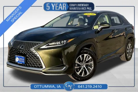Green 2020 Lexus RX 350 for sale in Ottumwa, IA