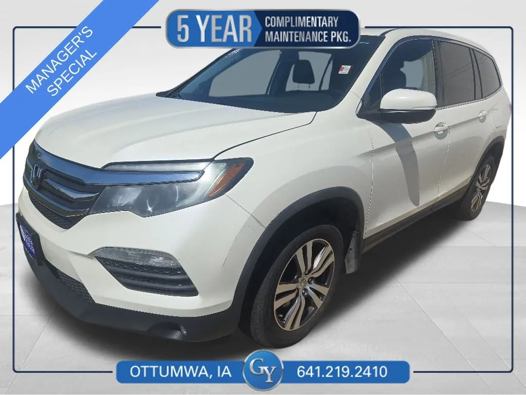White 2017 Honda Pilot EX-L for sale in Ottumwa, IA