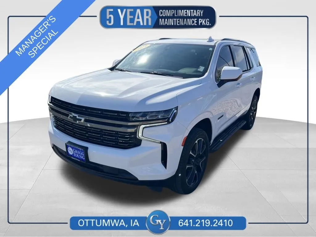 White 2021 Chevrolet Tahoe RST for sale in Ottumwa, IA