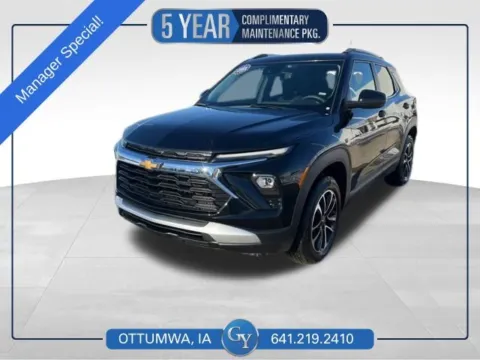 Black 2025 Chevrolet TrailBlazer LT for sale in Ottumwa, IA