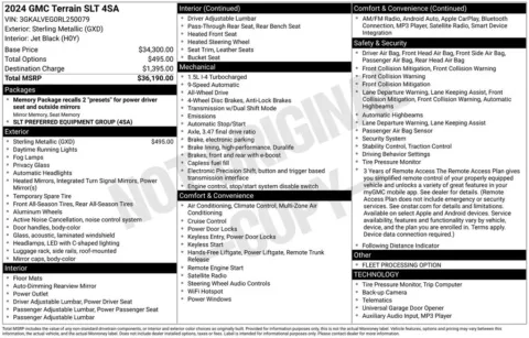Photos of 2024 GMC Terrain SLT for sale in Ottumwa, IA at Gregg Young Toyota of Ottumwa