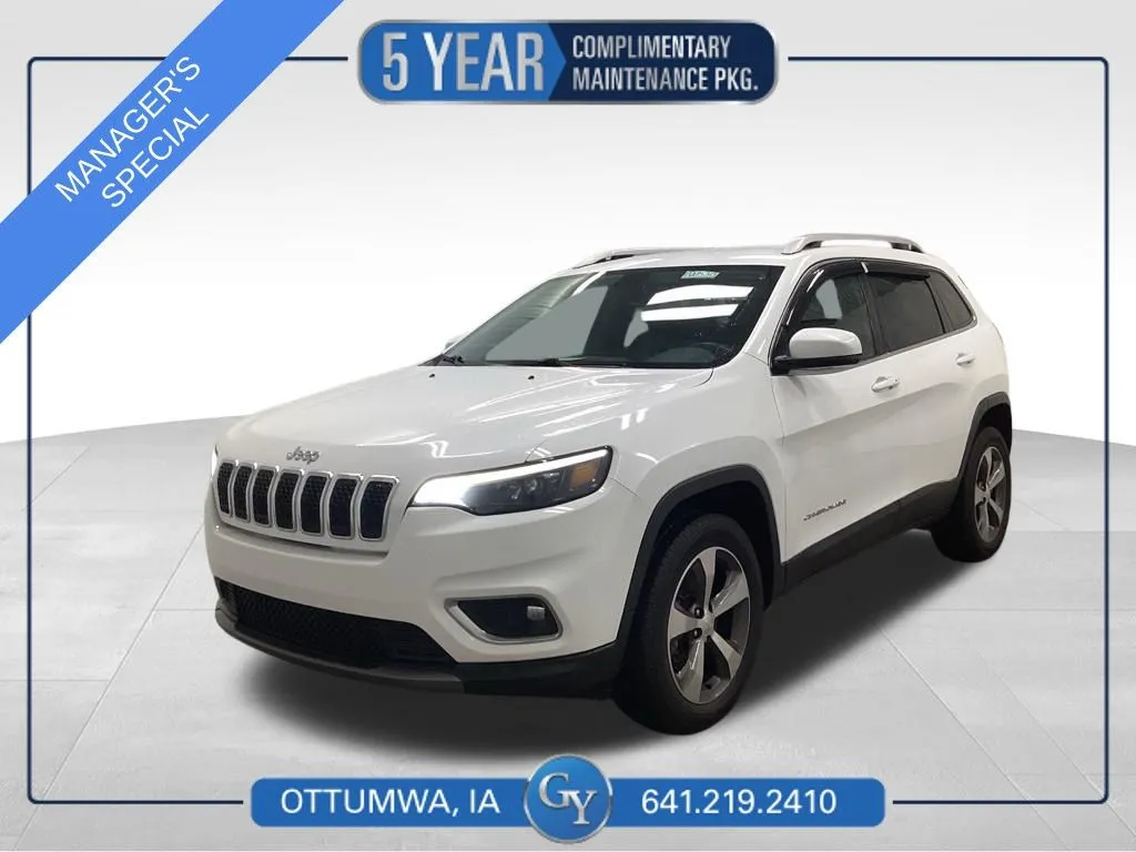 White 2020 Jeep Cherokee Limited for sale in Ottumwa, IA