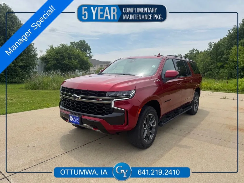 Red 2021 Chevrolet Suburban Z71 for sale in Ottumwa, IA