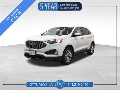 White 2024 Ford Edge SEL for sale in Ottumwa, IA