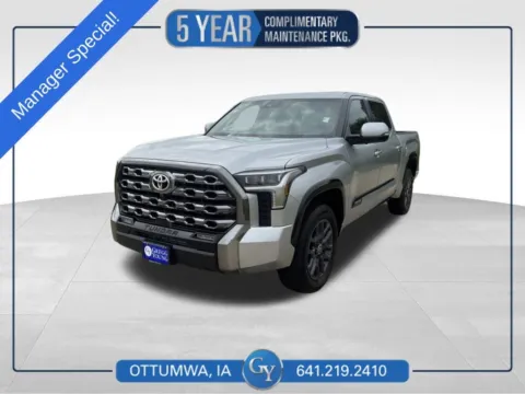 Silver 2024 Toyota Tundra Platinum for sale in Ottumwa, IA