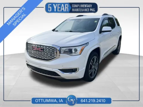 White 2018 GMC Acadia Denali for sale in Ottumwa, IA