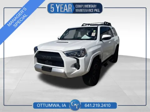 White 2024 Toyota 4Runner TRD Off-Road Premium for sale in Ottumwa, IA