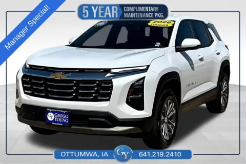 White 2026 Chevrolet Equinox LT for sale in Ottumwa, IA