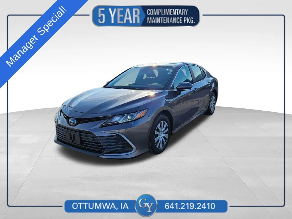 Gray 2023 Toyota Camry Hybrid LE for sale in Ottumwa, IA
