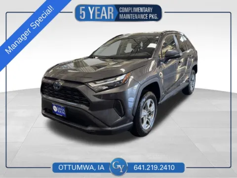 Gray 2024 Toyota RAV4 Hybrid LE for sale in Ottumwa, IA