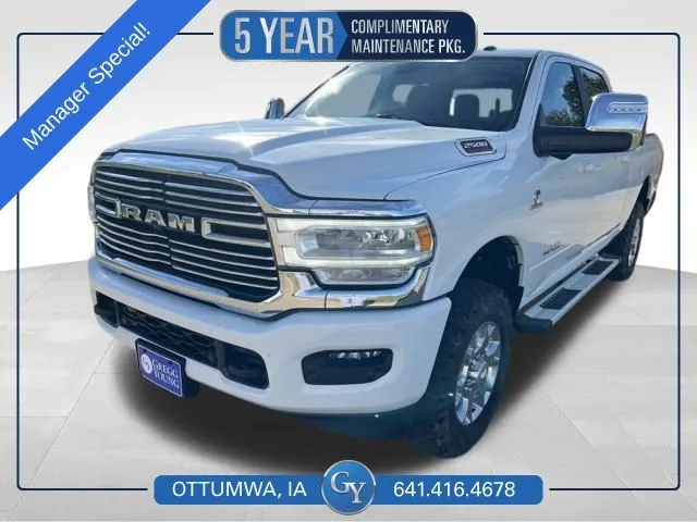White 2023 Ram 2500 Laramie for sale in Ottumwa, IA