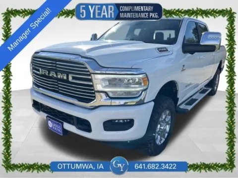 White 2023 Ram 2500 Laramie for sale in Ottumwa, IA
