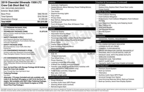 Photos of 2019 Chevrolet Silverado 1500 LTZ for sale in Ottumwa, IA at Gregg Young Toyota of Ottumwa