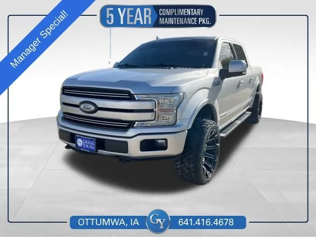 Silver 2018 Ford F-150 Lariat for sale in Ottumwa, IA