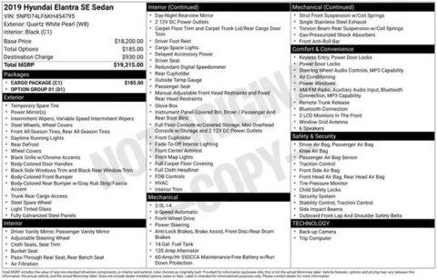 Photos of 2019 Hyundai Elantra SE for sale in Ottumwa, IA at Gregg Young Toyota of Ottumwa