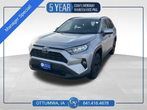 Green 2021 Toyota RAV4 XLE for sale in Ottumwa, IA