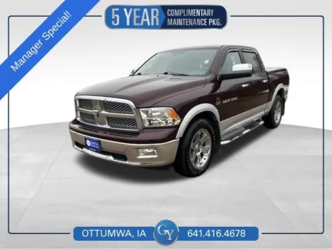 Red 2012 Ram 1500 Laramie for sale in Ottumwa, IA