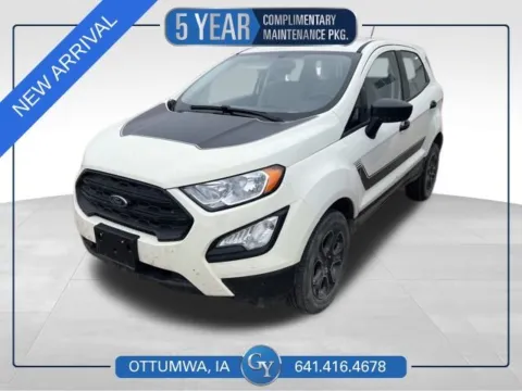 White 2022 Ford EcoSport S for sale in Ottumwa, IA