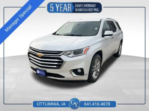 White 2019 Chevrolet Traverse High Country for sale in Ottumwa, IA