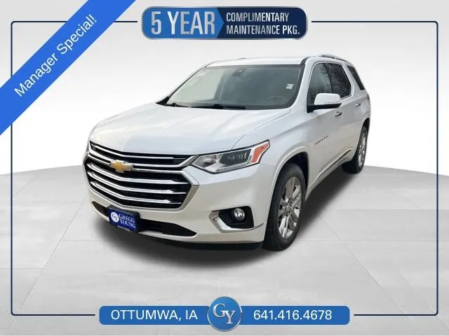 White 2019 Chevrolet Traverse High Country for sale in Ottumwa, IA