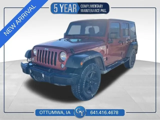 Red 2014 Jeep Wrangler Unlimited Sport for sale in Ottumwa, IA