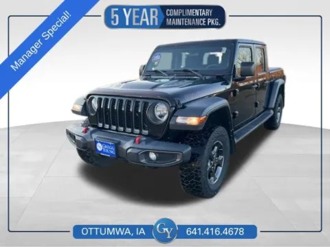 Black 2021 Jeep Gladiator Rubicon for sale in Ottumwa, IA