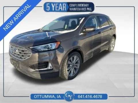 Gray 2019 Ford Edge Titanium for sale in Ottumwa, IA